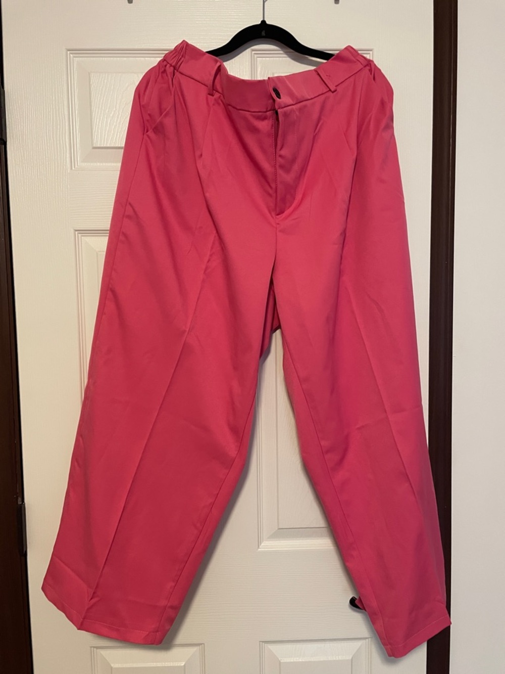 Women's Pink Wide/Straight-Leg Pants Size 1XL